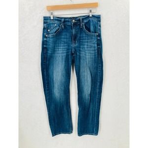 Rock & Republic Jeans Mens 32x32 (Actual 33x30) Straight Blue Cotton Blend